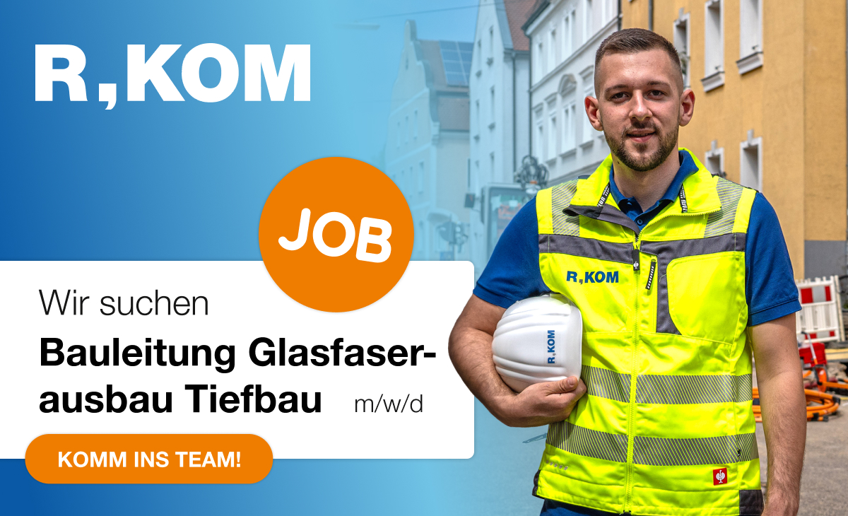 Neuer Job? Bauleitung Glasfaserausbau - Tiefbau m/w/d