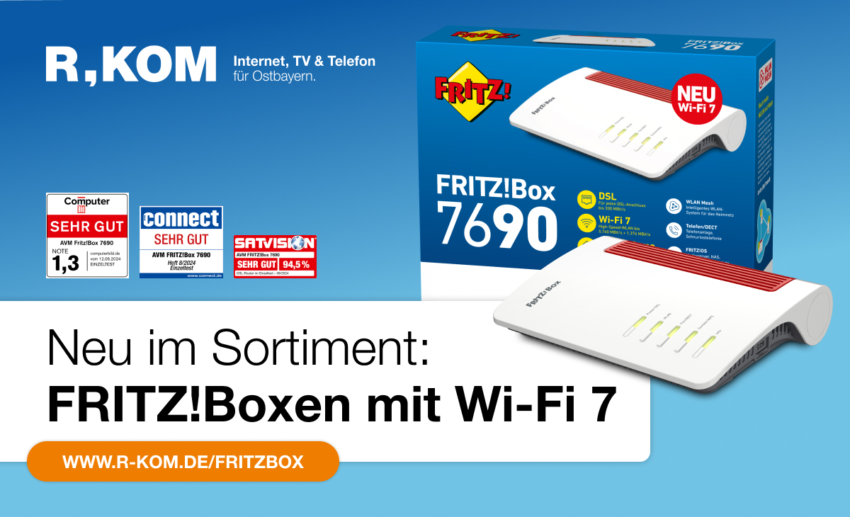 Neue FRITZ!Boxen mit Wi-Fi 7 – zukunftssicher und leistungsstark