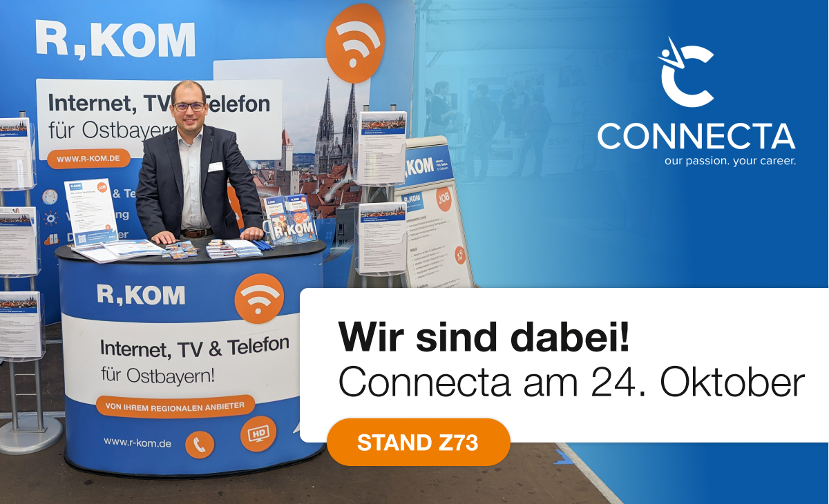 24. Oktober - R-KOM auf der Firmenkontaktmesse Connecta