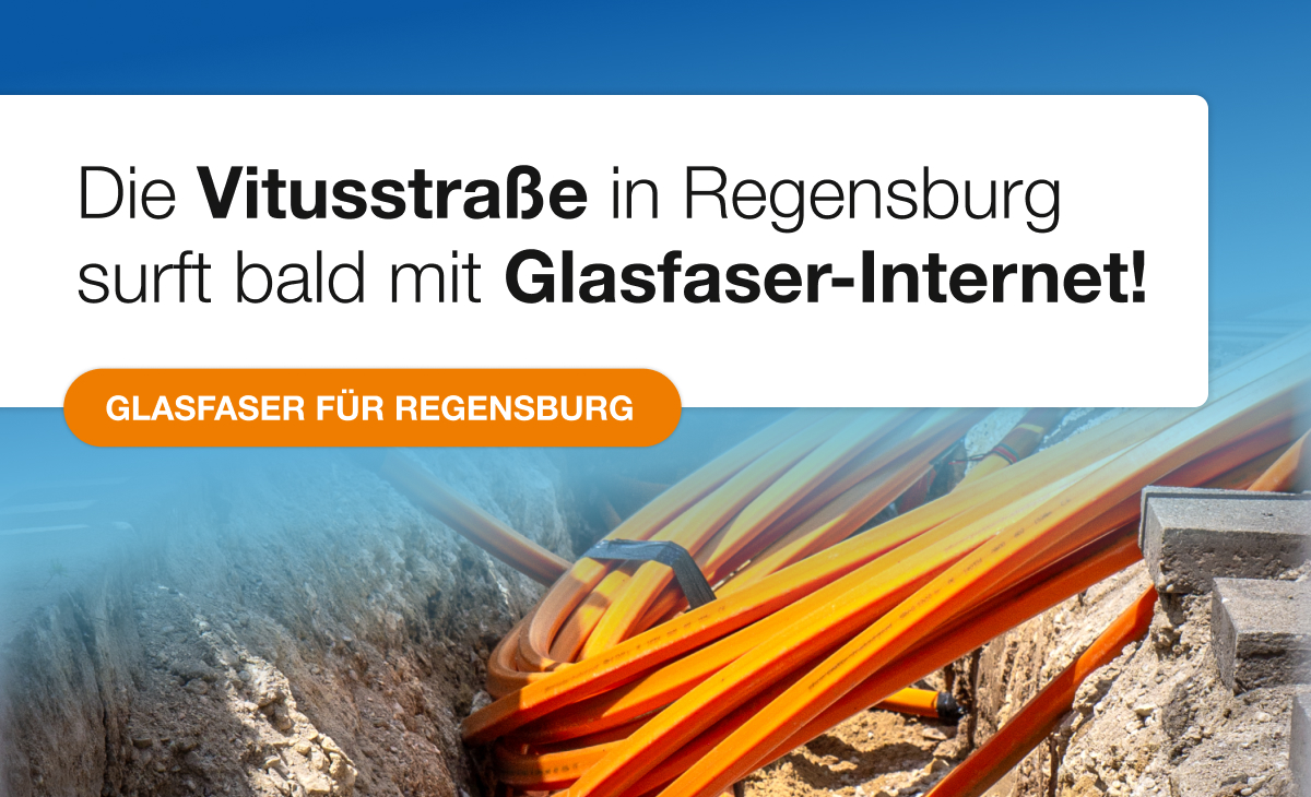 Glasfaser-Startschuss in der Vitusstraße