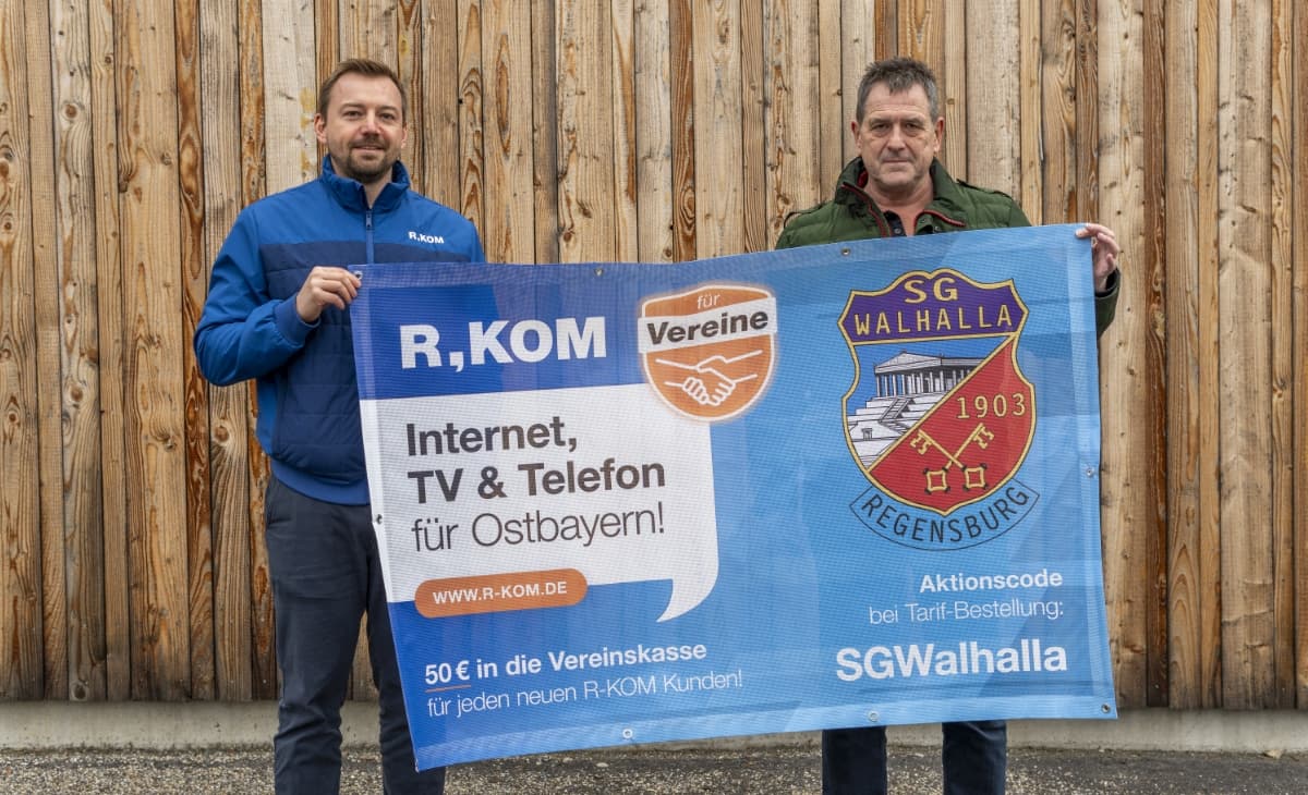 Regionalität verbindet – SG Walhalla wird neuer R-KOM Partner