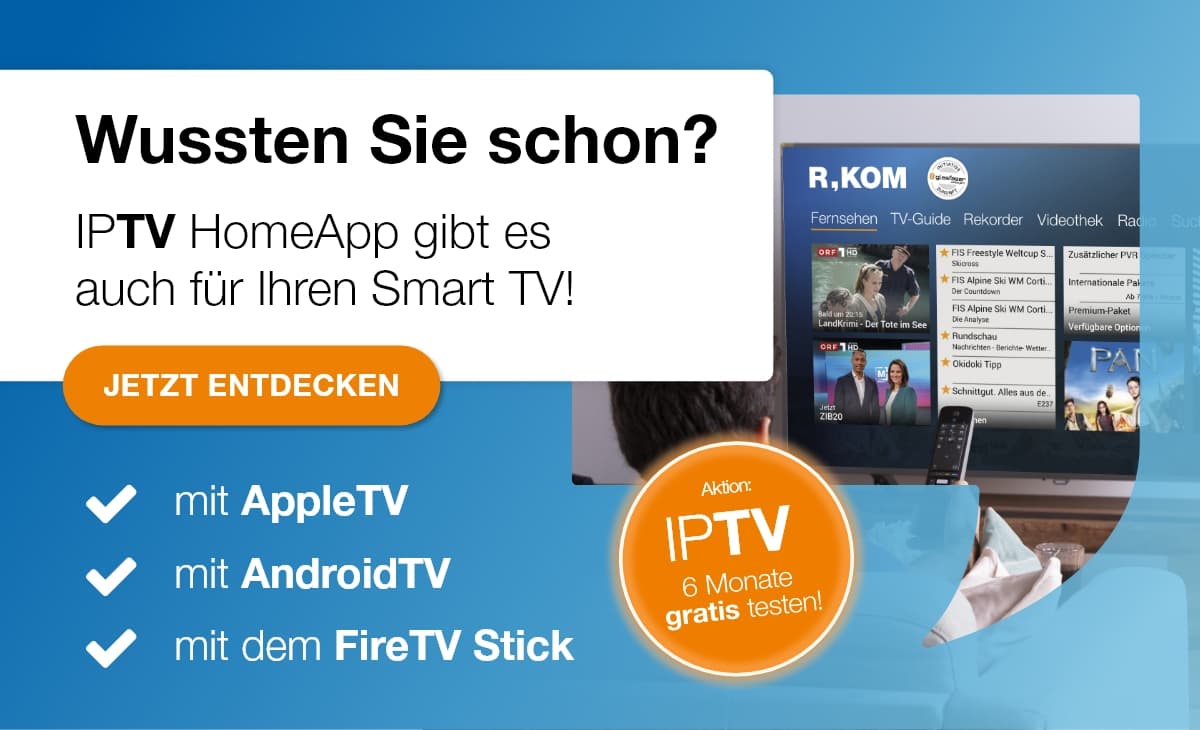 IPTV über Fernsehgeräte