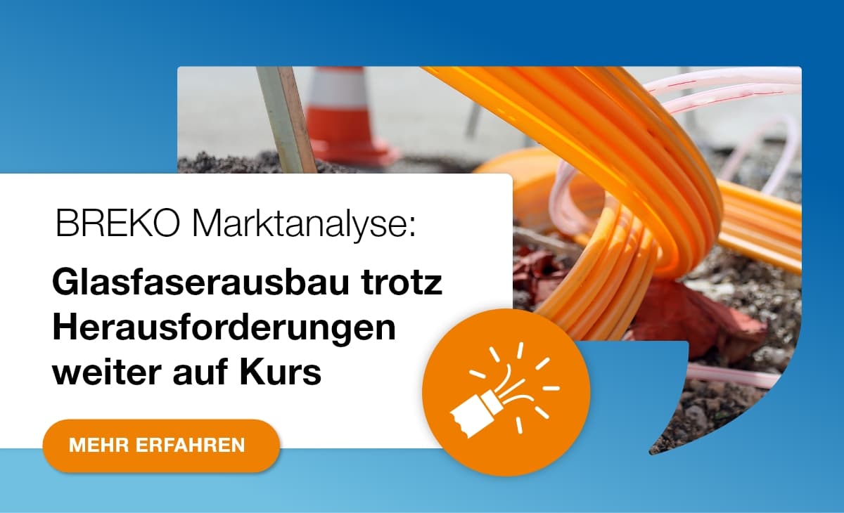 BREKO Marktanalyse: Glasfaserausbau trotz zahlreicher Herausforderungen weiter auf Kurs