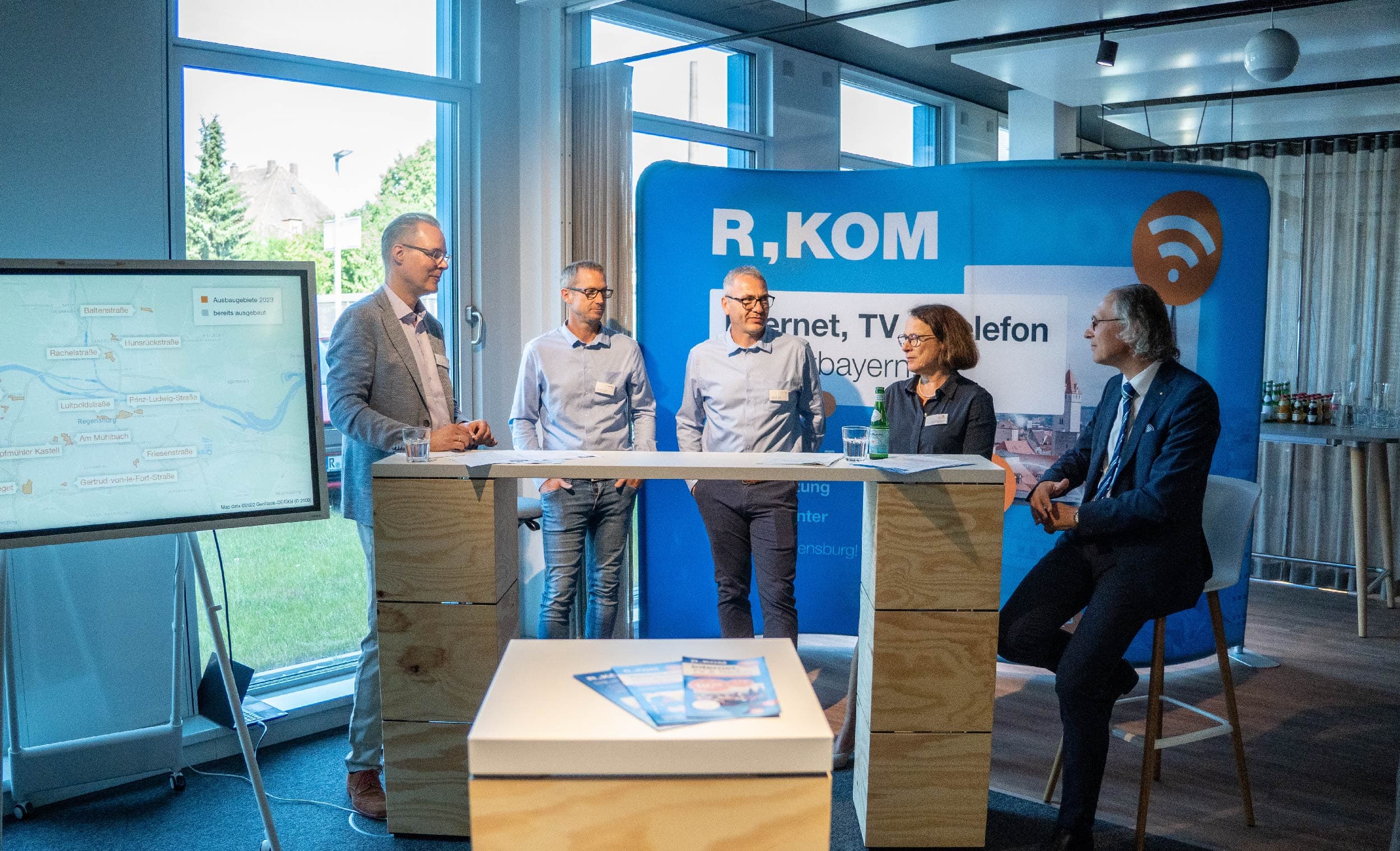 Pressekonferenz: R-KOM als Zugpferd im Regensburger Glasfaser-Marathon